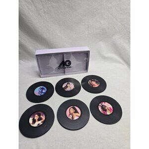 Ariana Grande Fragrances Gift Set Of Drink COASTERS Vinyl Record Print